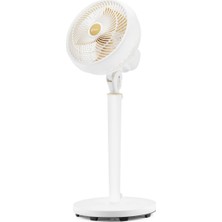 Vortex 79 Ayarlanabilir Ayaklı Retro Vantilatör 9 Inç 70W 3 Kademeli Beyaz FNF15