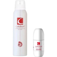 Caldion Kadın Deodorant 150ML + Roll-On Kadın 50 ml Yeni Ürün 2 'li Set