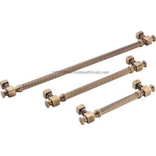 AvantajAl Doğanlar AL344 Ekselans Olifka Antik Sarı, Eskitme Mobilya Kulp Kulbu 128 mm