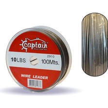 Captain Çelik Tel 100MT Steel Wire Leader