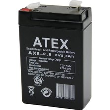 Ulu Pazarlama Akü Ince Akü 6V 2.8AH Amper