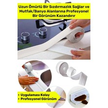 Empressco 1 Adet Duş Pvc Lavabo Küvet Tezgah Banyo Mutfak Pencere 3,2 mt Su Sızdırmaz Geçirmez Yalıtım