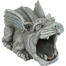 Belirtilmemiş Design Toscano Roland Der Gargoyle Çatı Oluğu Bekçisi Yağmur Borusu Uzatması Heykel, Poliresin, Tam