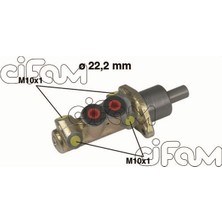 Cifam Dpmix-Hb Ana Fren Silindiri [ Vw Caddy Ii Sw 1.9 Tdi 1.4 16V, Golf Ii-Iii 1.4/1.9 Tdi, Passat 1.6 Td/2.0 16V, Transporter, Skoda, Seat 1.4 16V ]