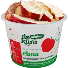 1001 Original Elma Atıştırmalık Meyve Cipsi - Dondurularak Kurutulmuş Elma - 25 gr