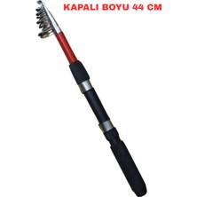 Outdoorun Balza Milano 240CM 50-100GR Kısa Teleskopik Olta Kamışı (Motorculara Özel)