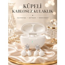AKM Yeni Nesil Küpeli Kablosuz Kulaklık Güçlü Bataryalı
