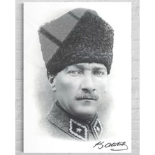 Baskı Perisi Atatürk Cam Tablo 101