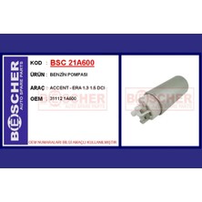 Bescher Dpmix-Hb Benzin Pompasi Accent - Era 1.3 1.5 Dci