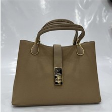 Marmoza Elegance Kadın El ve Omuz Çantası - Vizon