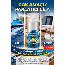 Svein #parlatıcı Paslanmaz Çelik Yüzey Temizleyici Parlatıcı Sprey 500 ml Ankastre Fırın Davlumbaz Buzdolabı Metal Krom Alüminyum Temizlik Cilası Parmak Izi Yağ Su Lekesi Giderici Koruyucu Bakım Spreyi