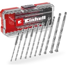 1001 Einhell S-Case 10 Parçalı Duvar Matkap Ucu Seti (Dın 10083-2'YE Göre Çelikten Yapılmış, E 6.3