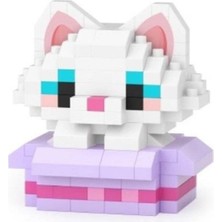 Belle Fusion Mey Ithalat® LZ-8641 Kedi 170 Parça Block Oyuncak-Mini Poşet