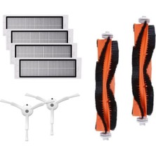 Lin Grup Roborock S6 S5 Max Hepa Filtre, 3 Kollu Yan Fırça, Ana Fırça (4 Adet Hepa Filtre, 2 Adet 3 Kollu Yan Fırça, 2 Adet Ana Fırça)