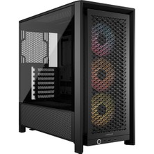 1001 4000D Rs Argb Modüler Mid-Tower Atx Pc Kasası – Yüksek Hava Akışı, 3x Önceden Takılmış R