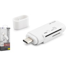 İlk El Grup Type-C 3.2 Gen1 Kart Okuyucu Sd Microsd 5 Gbps Beyaz TC301 Iegtgrs-34