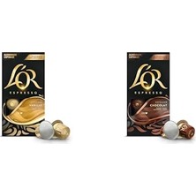 1001 Kap Vanilya Aromalı 10 Adet X1 + Kap Çikolata Aromalı 10 Adet X1