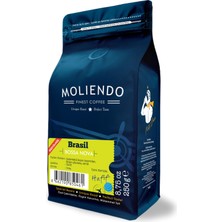 1001 Finest Coffee Brasil Bossa Nova Yöresel Kahve (Öğütülmüş Filtre Kahve) 250 G