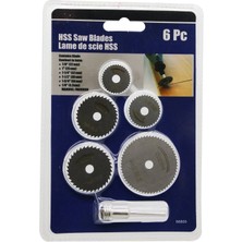 Ulu Pazarlama 6 Parça Mini Yuvarlak Testere Bıçakları 22-44MM