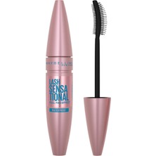 1001 New York Lash Sensational Yelpaze Etkili Suya Dayanıklı Siyah Maskara (1 x 9.4 Ml)
