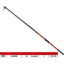 Captain 1696 Method 420CM Tele Surf Kamış 100-200GR  Atar