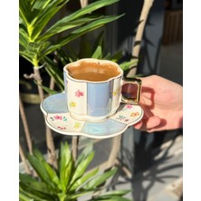 Roykıng  6lı Lissome Blue Kahve Fincanı Seti 90CC