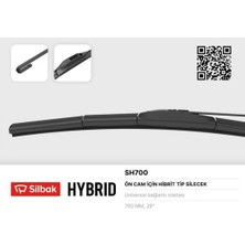 Silbak Dpmix-Hb Silecek Süpürgesi [ Hybrid Tip 700MM Universal ]