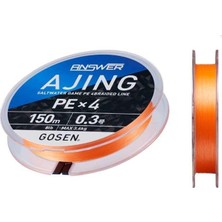 Gosen Answer Ajing Pe4 Örgü Lrf Ipi 150MT Coctail Orange