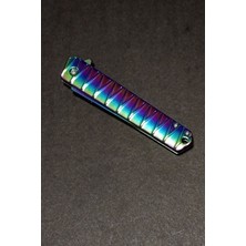 Depo Trend Depotrend Samuray Rainbow Yarı Otomatik Tanto Çakı (20 Cm)
