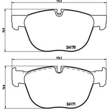 Brembo Dpmix-Hb Fren Balatasi On Bmw E70 E71 F15 F85 F16 F86