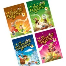 ALK Sevimli Şekilli Boyama (4 Kitap)