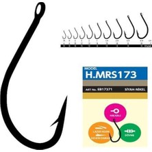 Hayabusa Hmrs 173 Delikli Dövme Olta Iğnesi 15LI Paket Black Nikel