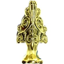 Ulu Pazarlama Lükens Sandık Ayağı, Kutu Ayak 4 cm - Sarı, 50 Adet