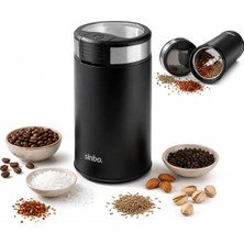 Sinbo Kahve ve Baharat Öğütücü Makine - 50 gr Çelik Hazne - 2 Bıçaklı  Midastech