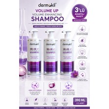 Dermokil 3 Adet Hacimlendirici Şampuan - Amino Asit Komplex 390 ml