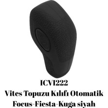 Freshstart Ford Focus Uyumlu Otomatik Silikon Vites Topuzu Kılıfı Siyah Fs