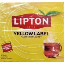 1001 Yellow Kadifemsi Lezzet Label Bardak Poşet Çay 100' Lü, 200G
