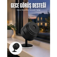 Arenes A9 Şarjlı Mini Ip Kamera Hd Kablosuz Güvenlik Kamerası Micro Sd Kart Destekli - Lisinya