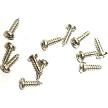 Ulu Pazarlama Klips, Menteşe, Ayak, Ysb Sac Vidası - 2,9x9,5mm Nikel, 100 Adet