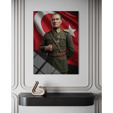 Baskı Perisi Atatürk Cam Tablo 199
