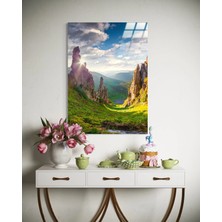 Baskı Perisi Manzara Cam Tablo 232