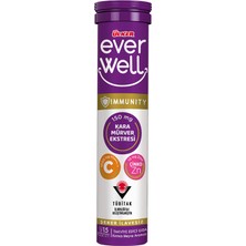 Ülker Everwell Karamürver C Vitamin + Çinko Efervesan Tablet - 67.5 Gram - 9 Adet (135 Tablet)