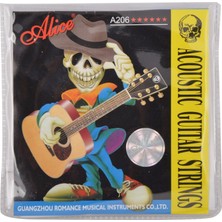 1001 A206-SL Akustik Gitar Teli - Takım Tel