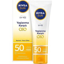 Montreal Nivea Sun Yaşlanma Karşıtı Yüz Güneş Kremi SPF50 50 ml ( 1 Adet )