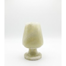 Hanova Stone Doğal Taş Mumluk, Onyx Geçmeli Mumluk