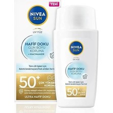 Montreal Nivea Sun Hafif Dokulu Yüz Güneş Kremi SPF50+ 40 ml ( 1 Adet )
