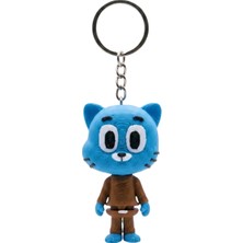 Sfenks. 3D Baskı Gumball Figürlü Anahtarlık - Çizgi Dizi Karakteri Çanta ve Anahtar Aksesuarı