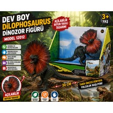 Trust Store Dilophosaurus Dinozor Figürü  Açılabilir Boyun Yakalı Gerçekçi Dinozor Oyuncağı Koleksiyon ve Oyun Figürü