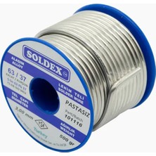 Belirtilmemiş Soldex 63-37 Pastasız Vitray Lehim Teli 3000 gr 3 mm