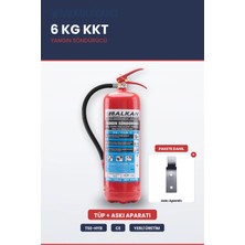 Balkan Ticaret 6 kg Yangın Söndürme Tüpü Tozlu Kkt Abc Askı Aparatı Tse Hyb Ce Belgeli